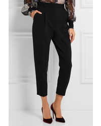 Женские черные брюки-галифе от Alexander McQueen