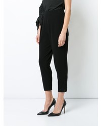 Женские черные брюки-галифе от Josie Natori