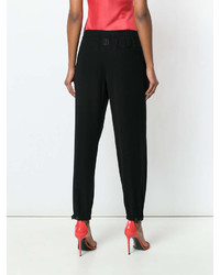 Женские черные брюки-галифе от Giorgio Armani