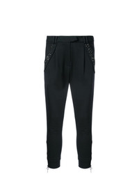 Женские черные брюки-галифе от Thomas Wylde
