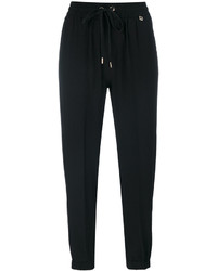 Женские черные брюки-галифе от Twin-Set