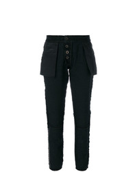 Женские черные брюки-галифе от Unravel Project