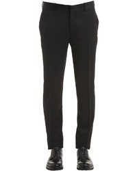 Черные брюки из мохера