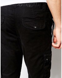 Черные брюки карго от Asos