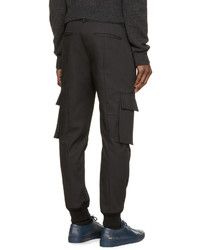 Черные брюки карго от Juun.J