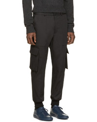 Черные брюки карго от Juun.J