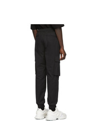 Черные брюки карго от Juun.J