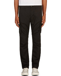 Черные брюки карго от Diesel