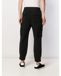 Черные брюки карго от Emporio Armani