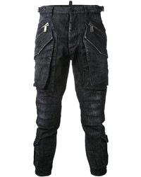 Черные брюки карго от DSQUARED2
