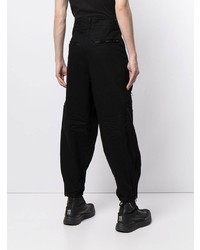 Черные брюки карго от Julius