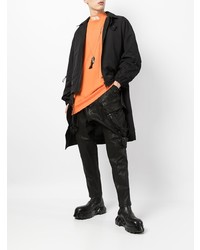 Черные брюки карго от Julius