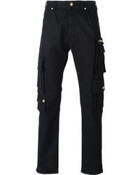 Черные брюки карго от Versace