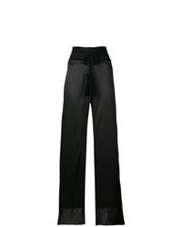 Черные брюки-клеш от Ann Demeulemeester