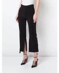 Черные брюки-клеш от Cushnie