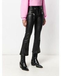 Черные брюки-клеш от Unravel Project