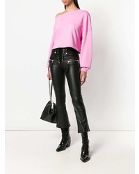 Черные брюки-клеш от Unravel Project