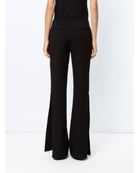 Черные брюки-клеш от Alcaçuz