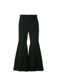 Черные брюки-клеш от Comme des Garcons