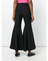 Черные брюки-клеш от Comme des Garcons