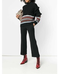 Черные брюки-клеш от Chloé