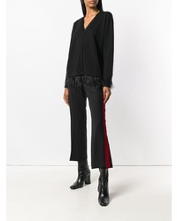 Черные брюки-клеш от P.A.R.O.S.H.