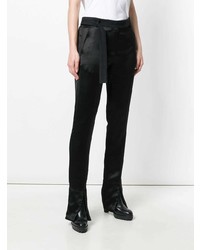 Черные брюки-клеш от Ann Demeulemeester