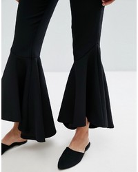 Черные брюки-клеш от Style Mafia