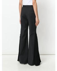 Черные брюки-клеш от Sara Battaglia