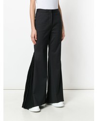 Черные брюки-клеш от Sara Battaglia