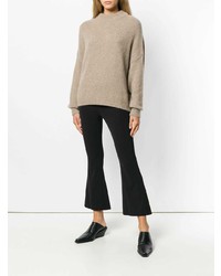 Черные брюки-клеш от Dusan