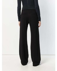 Черные брюки-клеш от Thom Krom