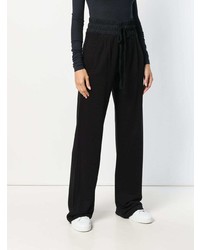 Черные брюки-клеш от Thom Krom