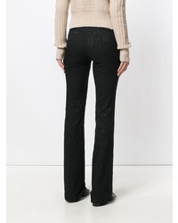 Черные брюки-клеш от Pt01