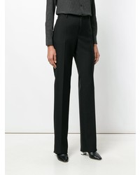 Черные брюки-клеш от Saint Laurent