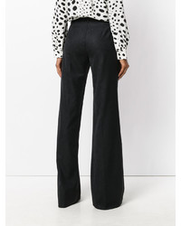 Черные брюки-клеш от Roberto Cavalli