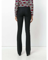 Черные брюки-клеш от Pt01