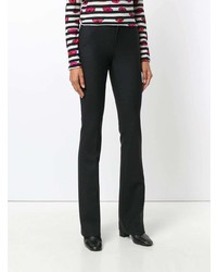 Черные брюки-клеш от Pt01