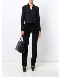 Черные брюки-клеш от Barbara Bui