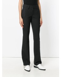 Черные брюки-клеш от Dondup