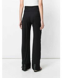 Черные брюки-клеш от Ann Demeulemeester