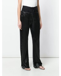 Черные брюки-клеш от Ann Demeulemeester