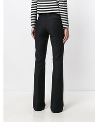 Черные брюки-клеш от Pt01