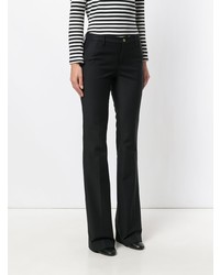 Черные брюки-клеш от Pt01