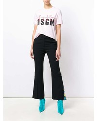 Черные брюки-клеш от MSGM