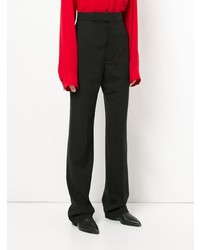 Черные брюки-клеш от Haider Ackermann