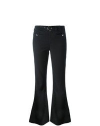 Черные брюки-клеш от John Galliano Vintage