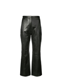 Черные брюки-клеш от Khaite