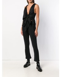 Черные брюки-клеш от Ann Demeulemeester