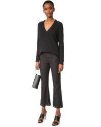 Черные брюки-клеш от Jenni Kayne